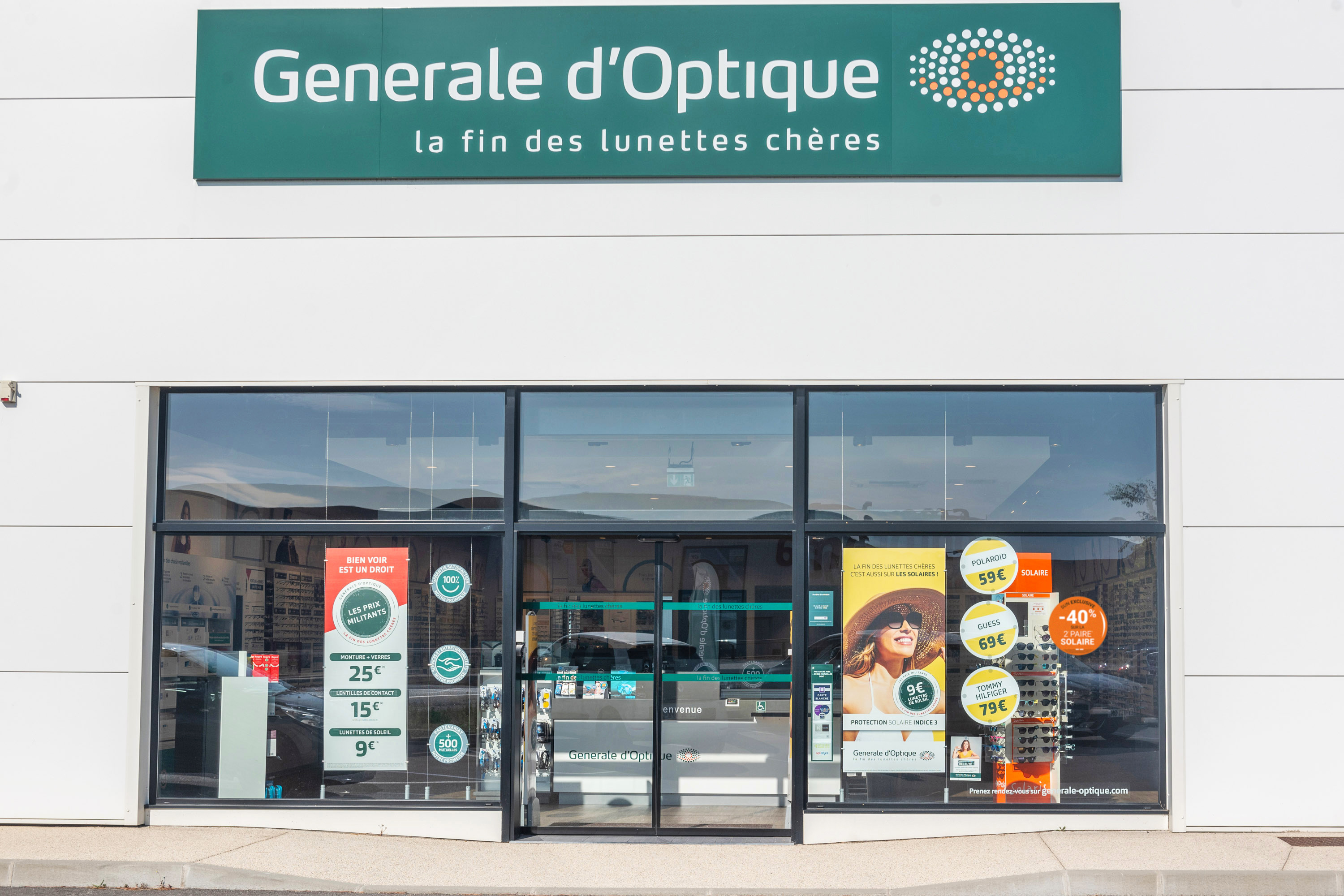 Opticien VALENCE LES COULEURES Générale d'Optique